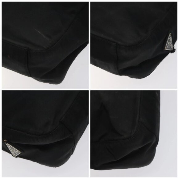 PRADA Shoulder Bag Nylon Black Silver Auth 129067 - Picture 16 of 16